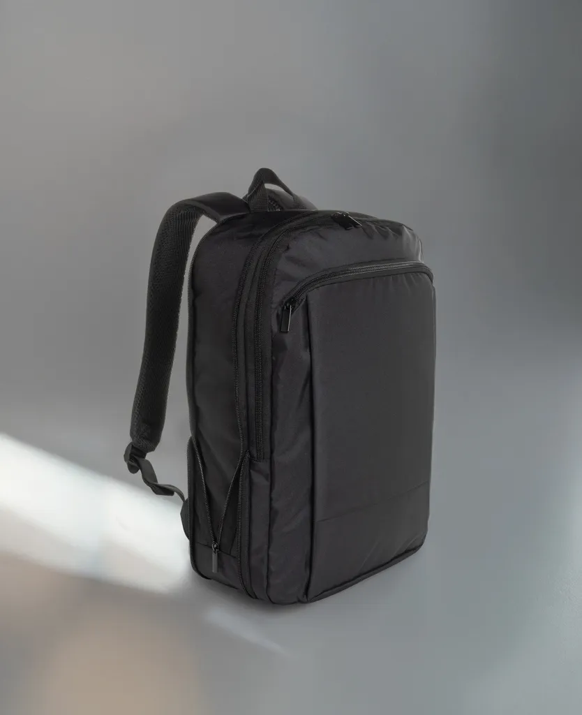 Flexpack Aware™ Expandable Slim RPET 15,6" Laptop-Rucksack, schwarz – Bild 8