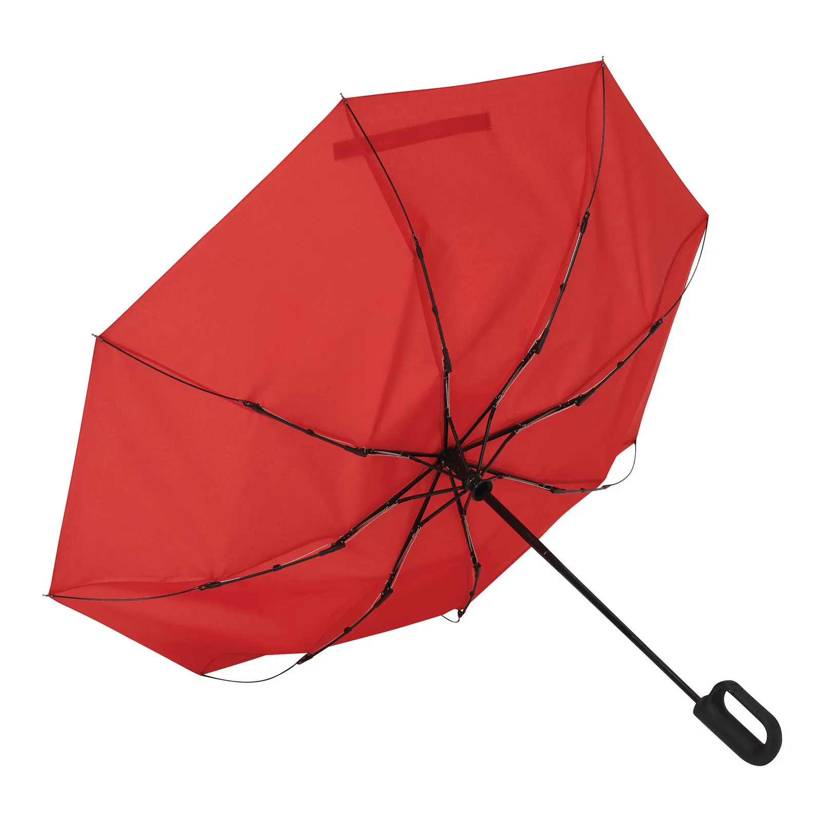 SCIROCCO - Vollautomatischer Windproof-Taschenschirm, rot – Bild 7