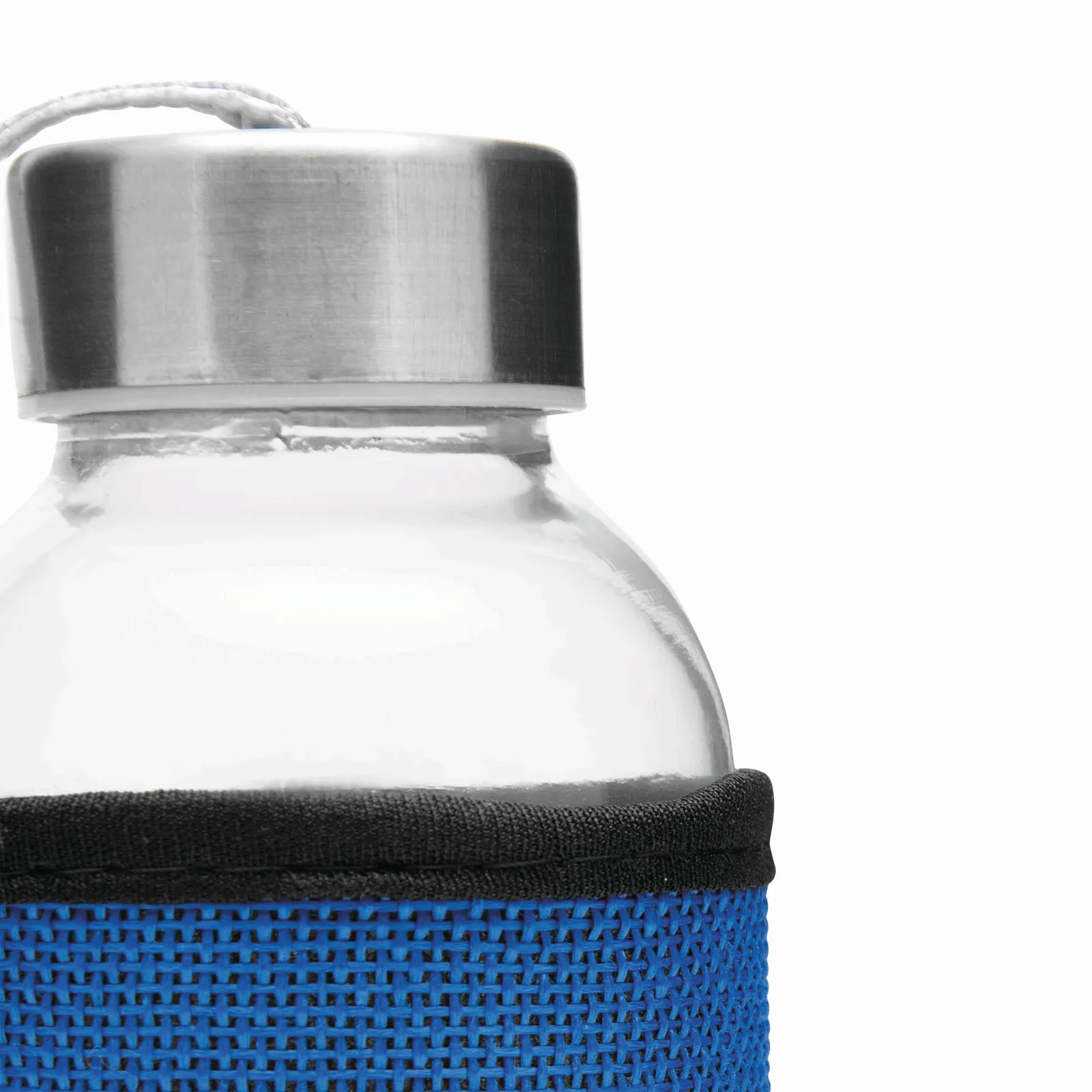 TAKE JUTY - Glas-Trinkflasche, blau – Bild 4