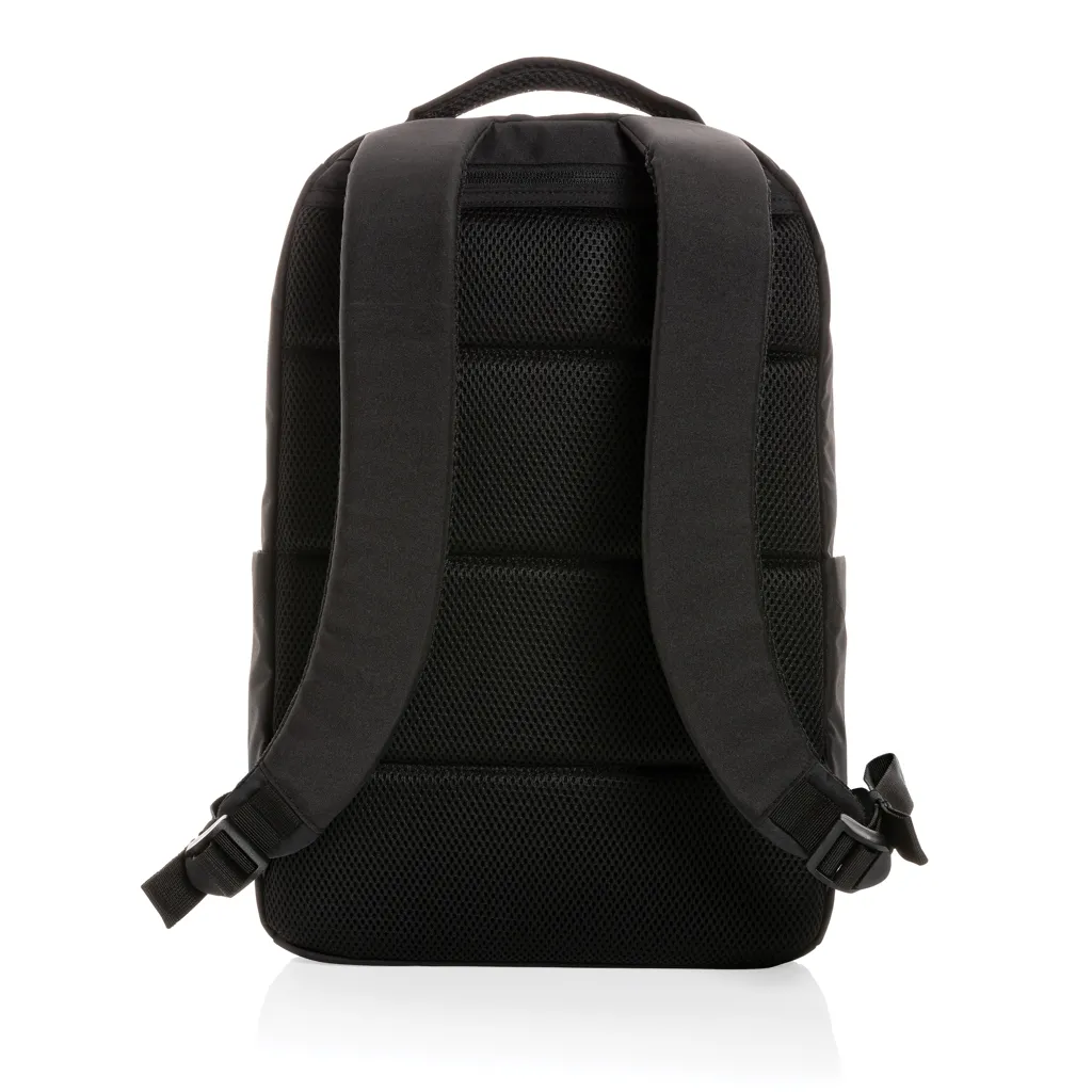 Swiss Peak Brooke AWARE™ 15,6" Laptop-Rucksack aus rPET, schwarz – Bild 5