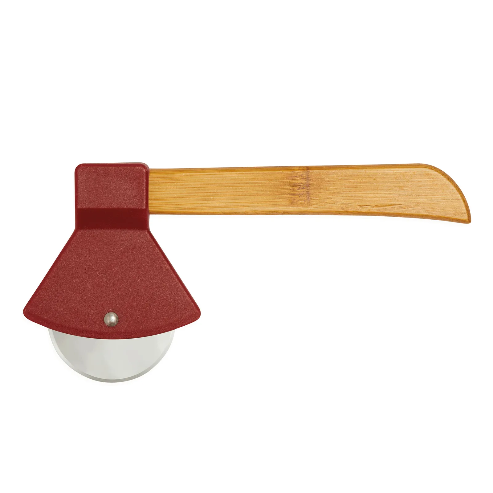 BAMBOO TIMBER - Pizzaschneider rot, rot – Bild 2