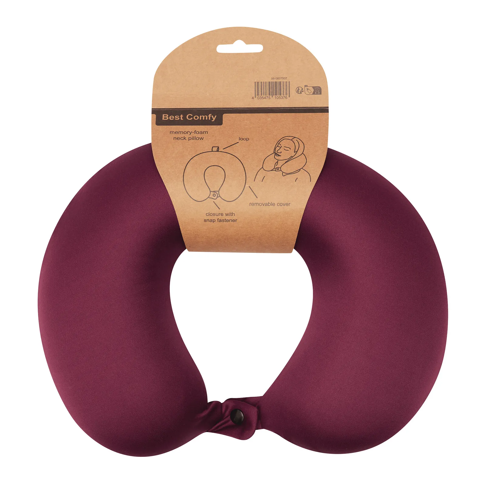 BEST COMFY - Nackenkissen, beere – Bild 4
