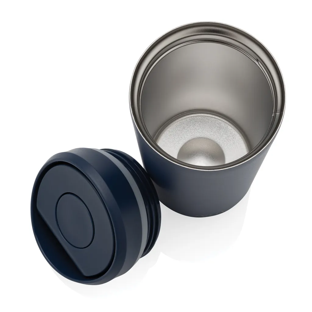 Avira Alix Klickbecher aus RCS rec. Stahl 400ml, navy blau – Bild 5