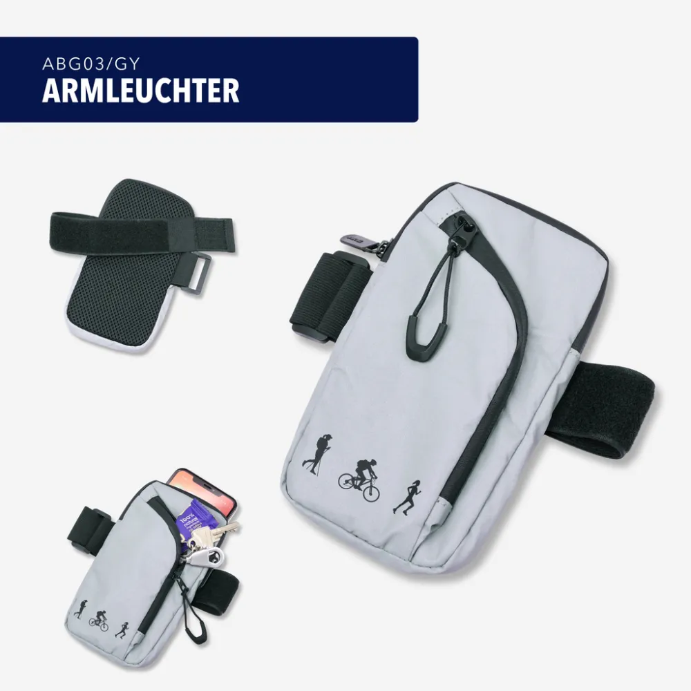 Armtasche ARMLEUCHTER, grau/schwarz – Bild 7