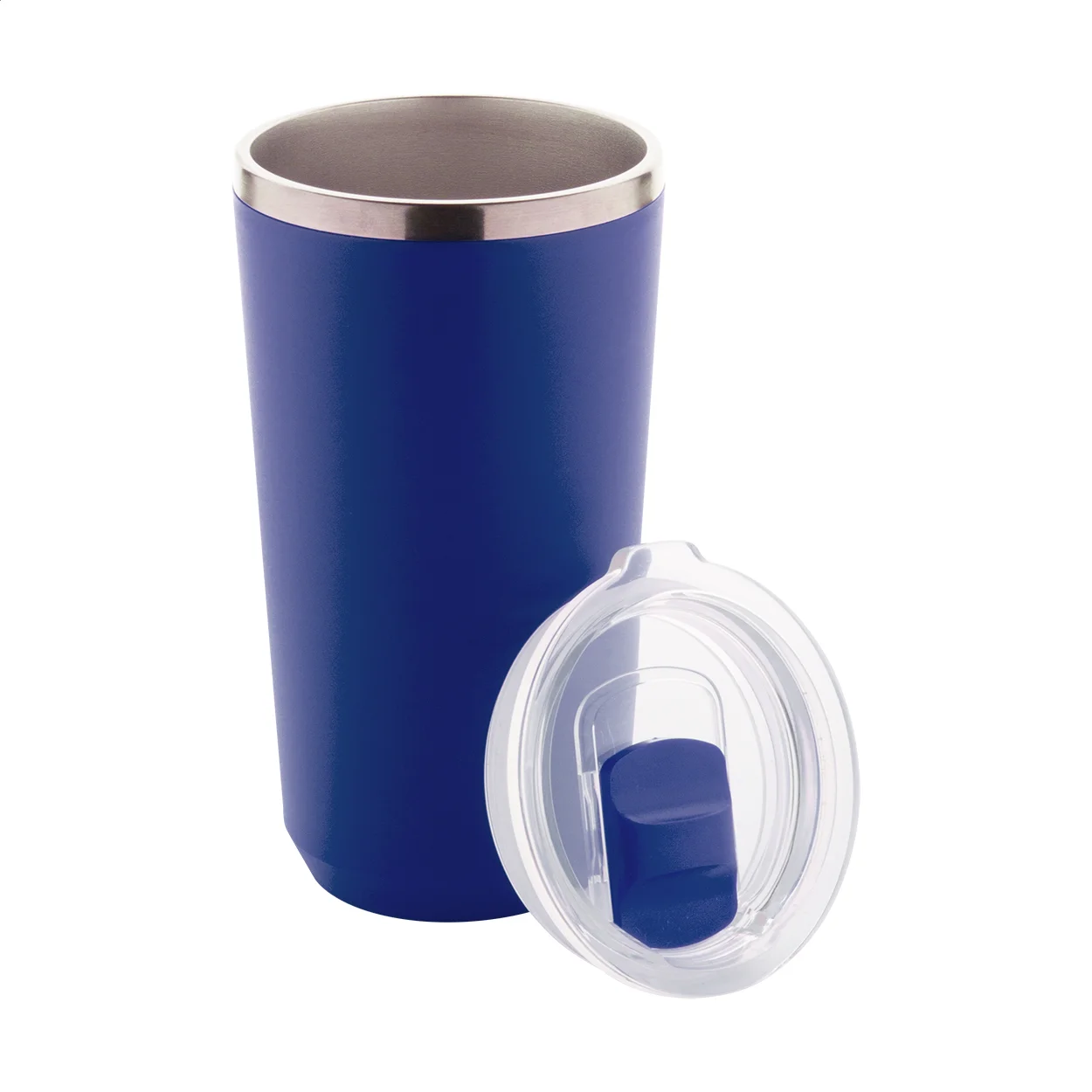 Thermobecher Lungogo, blau – Bild 2