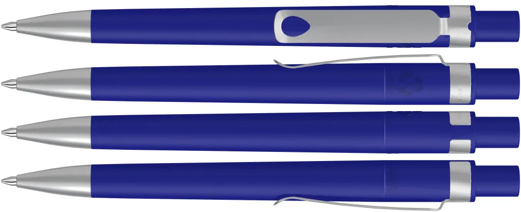 RECYCLED PET PEN CORE F SI Druckkugelschreiber dunkelblau, dunkelblau – Bild 2