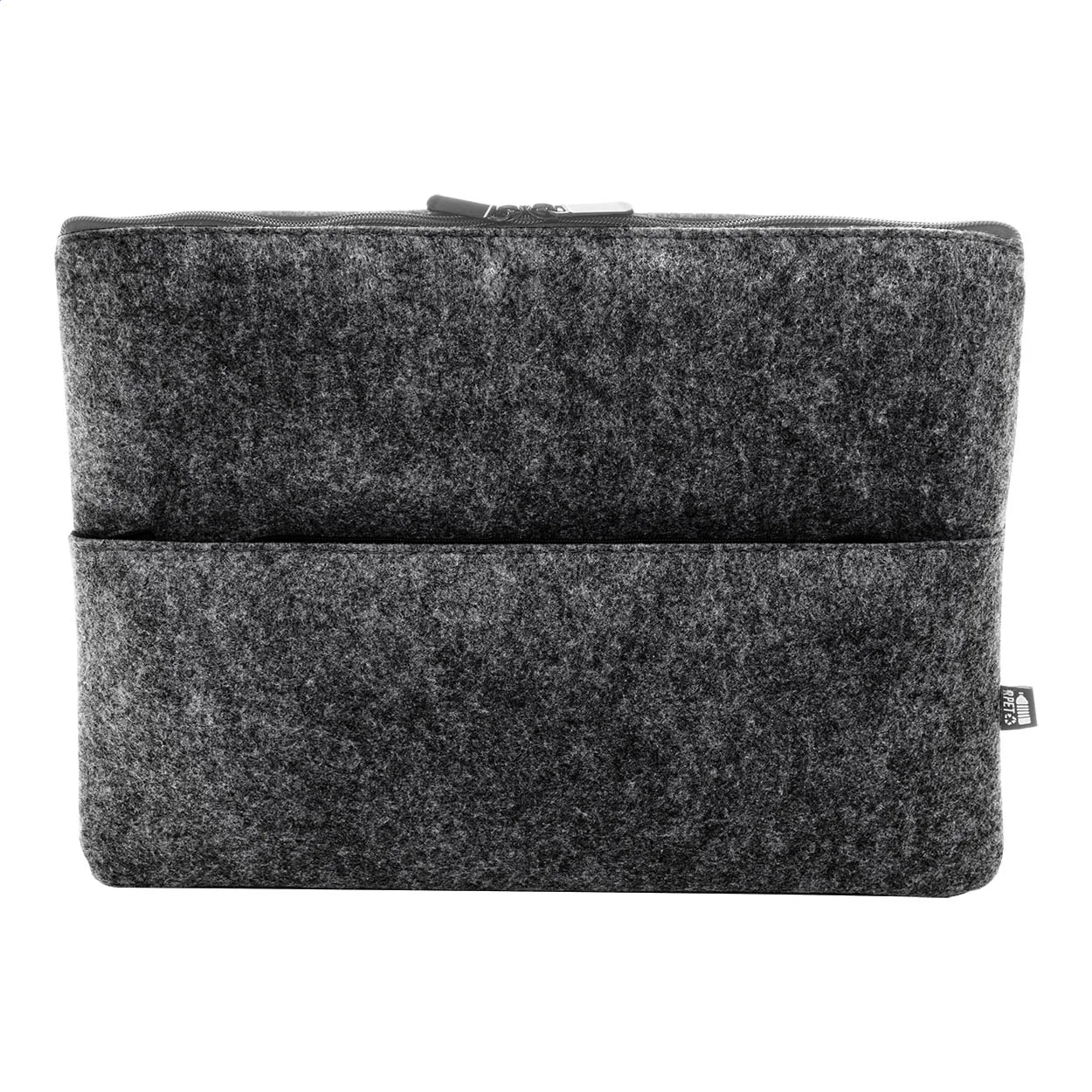 RPET-Filz-Laptoptasche Refelt Comp, dunkelgrau – Bild 2