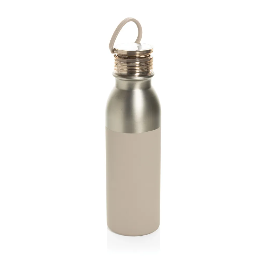 Duoloop einwändige Trinkflasche aus RCS rec. Stahl 780ml, beige – Bild 2