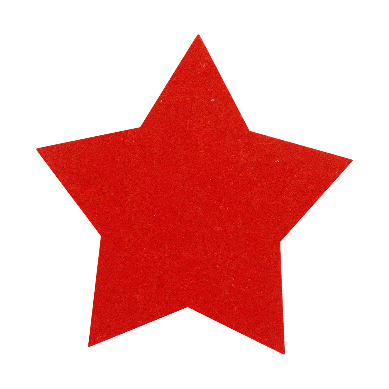 Weihnachtsuntersetzer-Set RPET Vagnes, rot – Bild 2