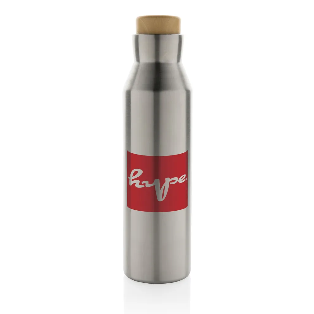 Gaia Vakuumflasche aus RCS recyceltem Stainless-Steel, silber – Bild 3
