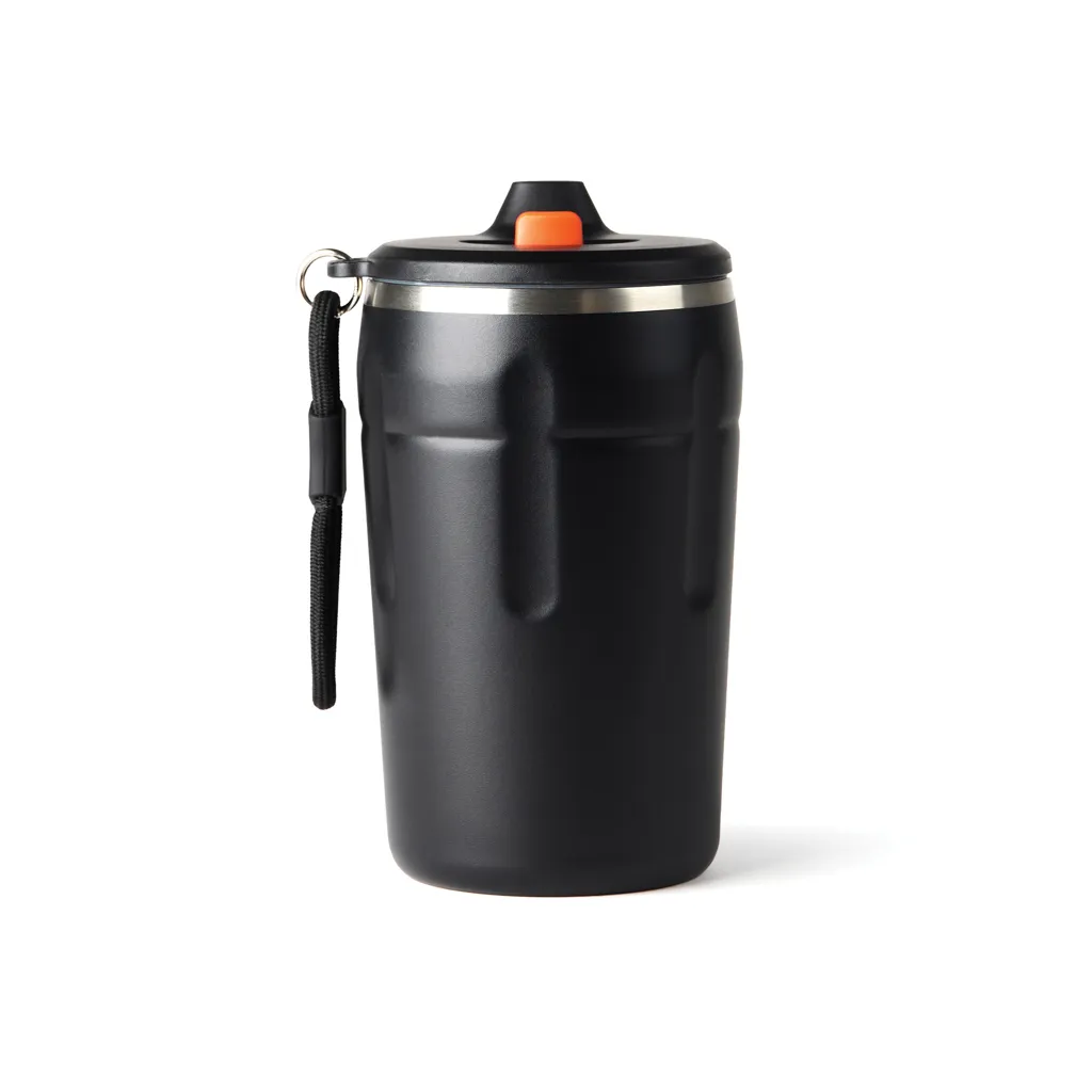 Nordic Drift Trail verschließbarer RCS Mug 350ml, schwarz – Bild 2