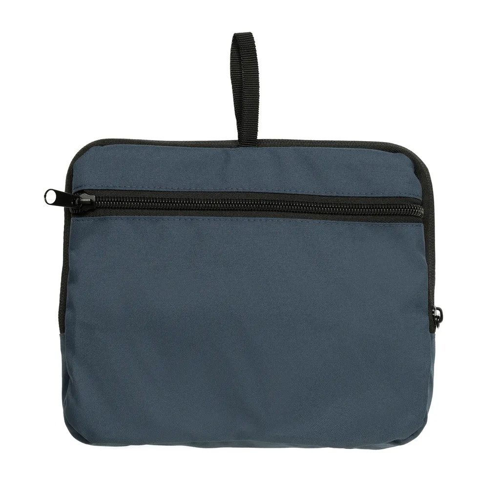 Dillon AWARE™ RPET faltbarer klassischer Rucksack, navy blau – Bild 7