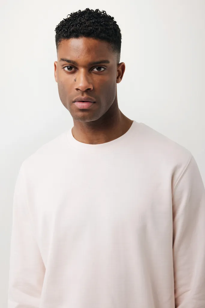 IQONIQ Etosha Lightweight Sweater aus recycelter Baumwolle, cloud pink – Bild 8