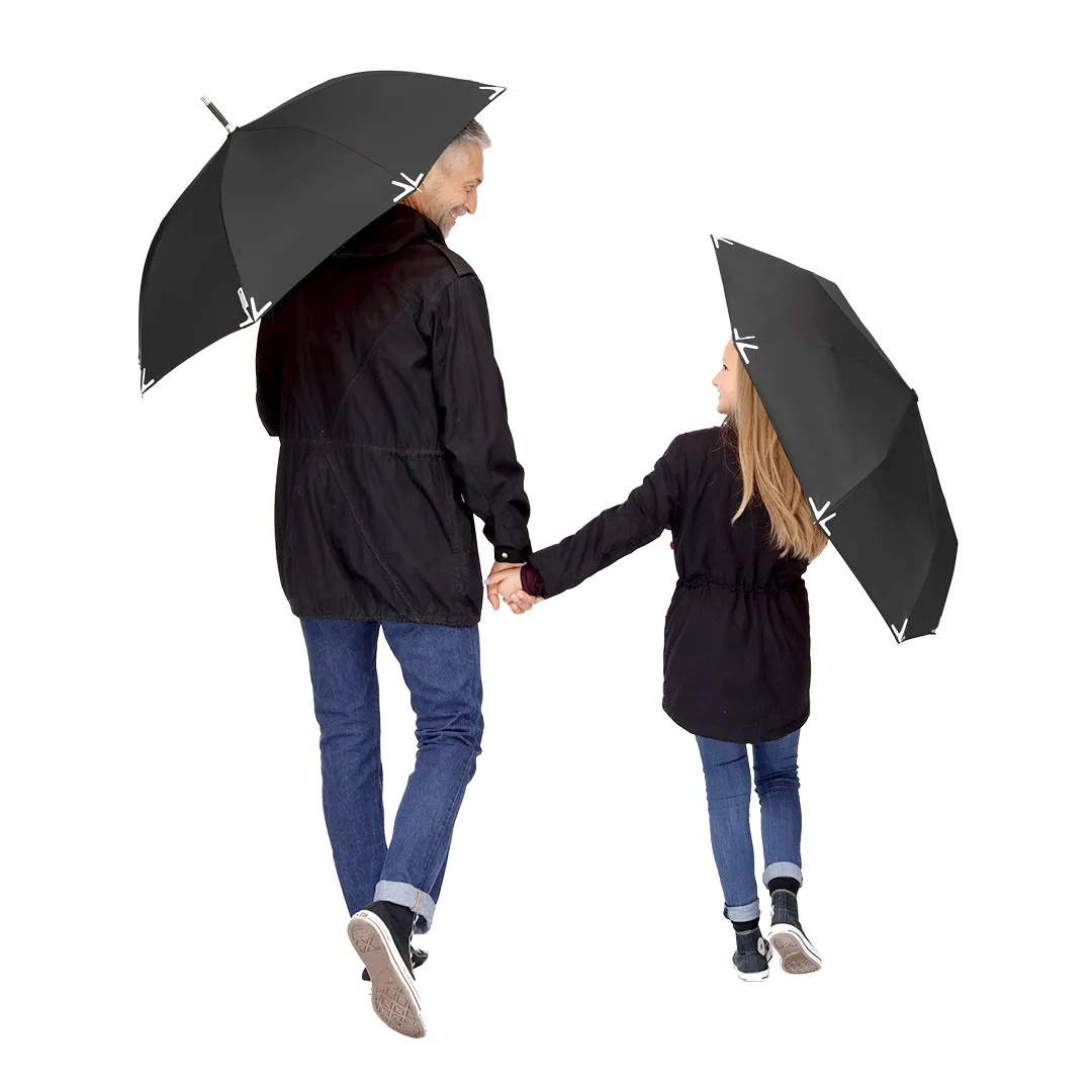 AC-Stockschirm Safebrella® LED, schwarz – Bild 2