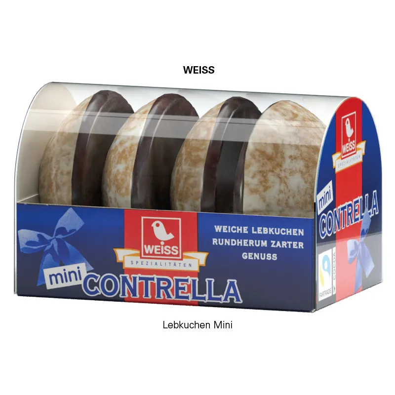 Lebkuchen Haus, WEISS 4er Lebkuchen Mini – Bild 2