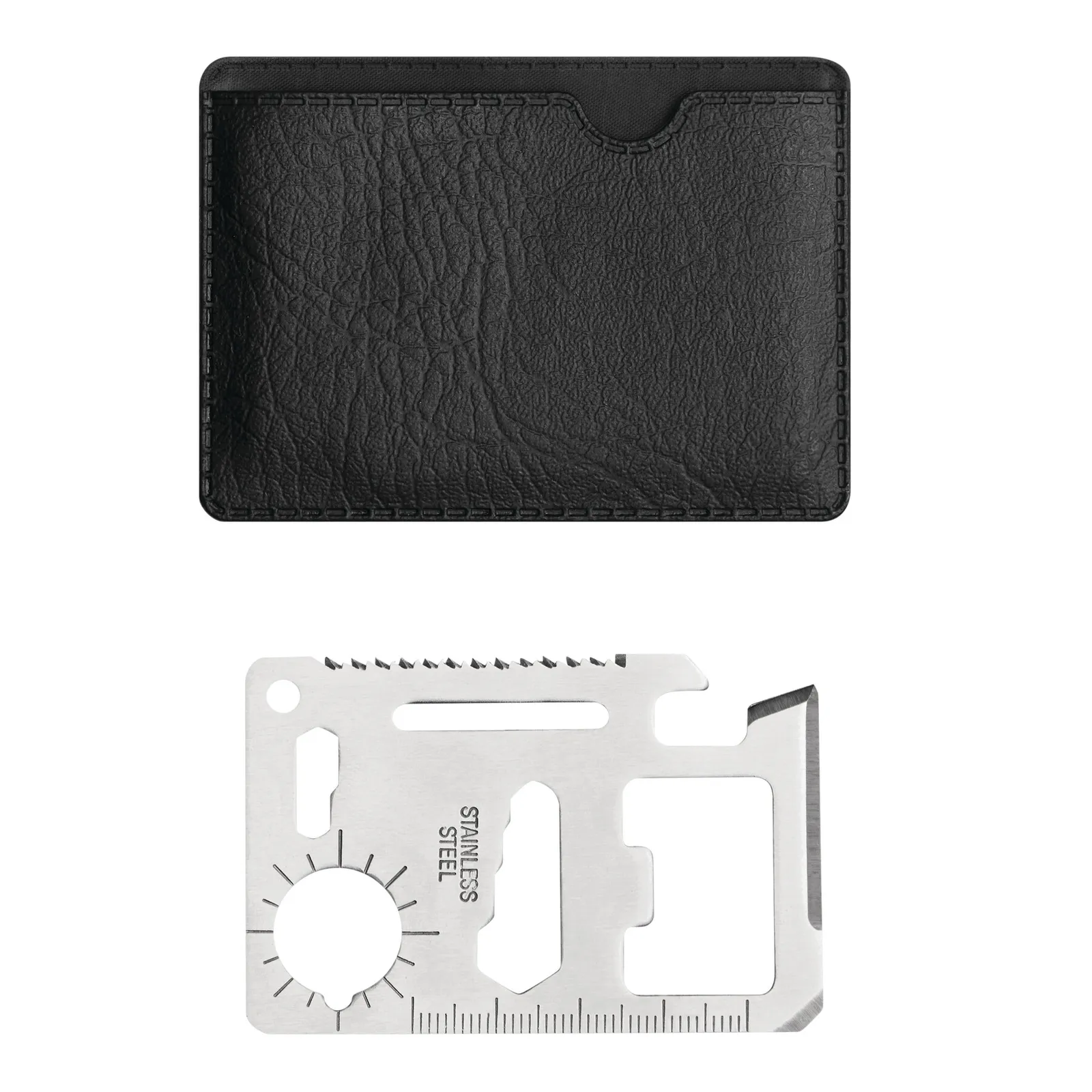 POCKET CARD - Multifunktionskarte silber, silber – Bild 3