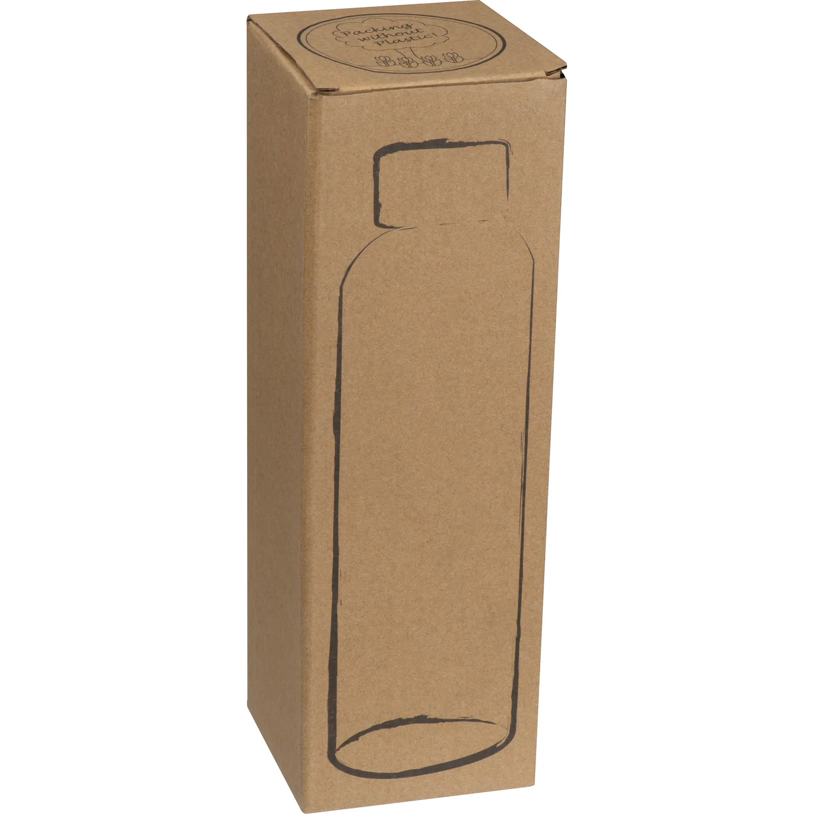 Glasflasche Klagenfurt, schwarz – Bild 2