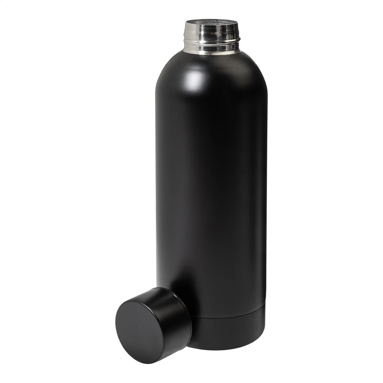 Edelstahl-Trinkflasche Blussi, schwarz – Bild 2