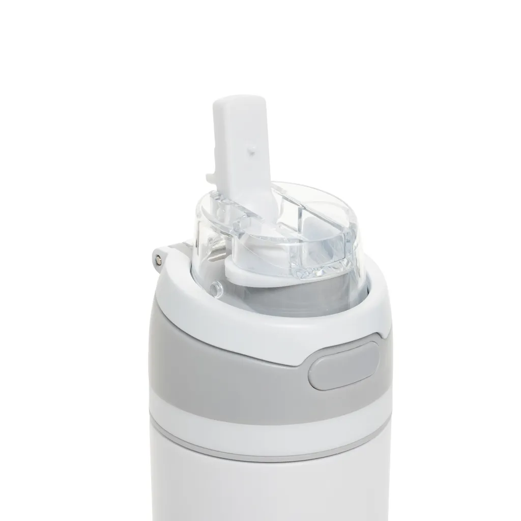 Omni Sip verschließbare Flasche aus RCS-reSteel, 720ml, weiß – Bild 2
