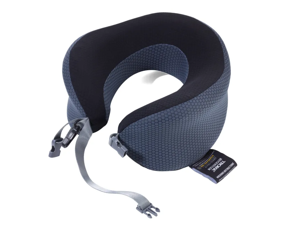 Nackenkissen BUSINESS TRAVEL PILLOW, anthrazit/schwarz – Bild 2