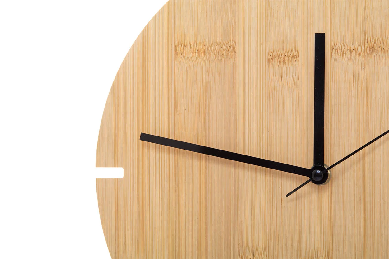 Wanduhr Tokei aus Bambus, natur – Bild 6