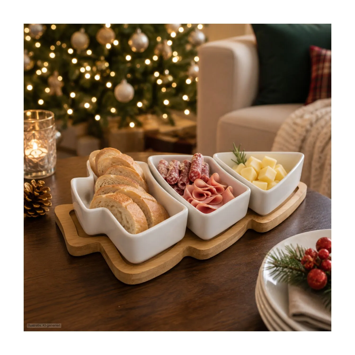 Geschenkset / Präsenteset: Süßer Weihnachtsbaum, rot – Bild 9