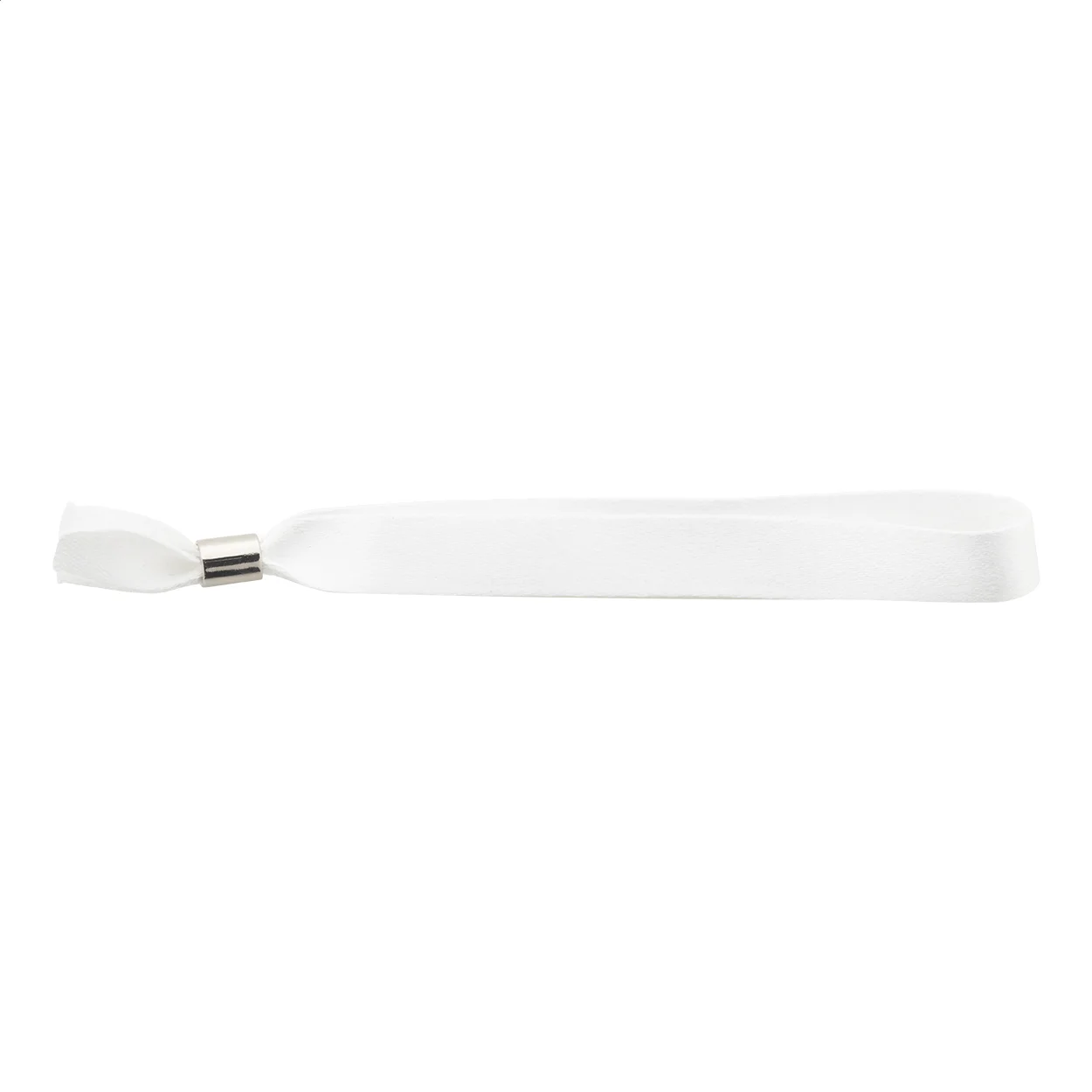 individuelles RPET Festivalarmband SuboWrist Alloy, weiß – Bild 4
