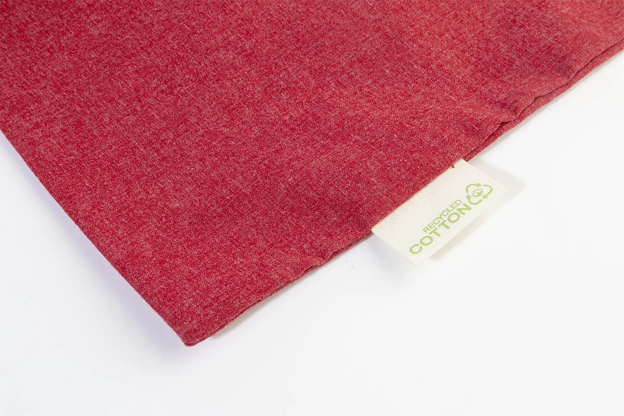 Einkaufstasche Totepex Hue aus recycelter Baumwolle, rot – Bild 2