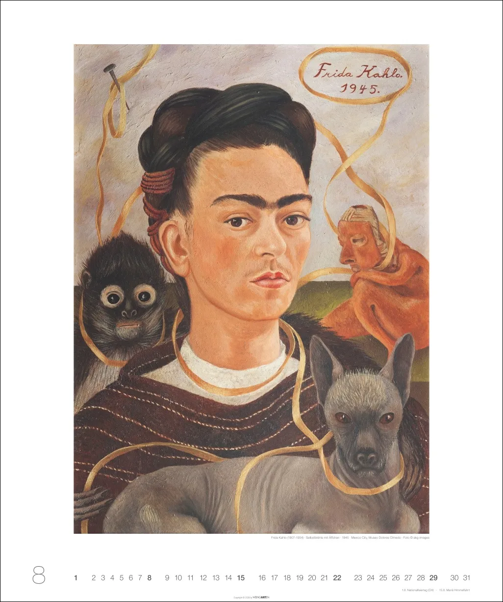 Frida Kahlo Edition Wandkalender 2027 – Bild 9