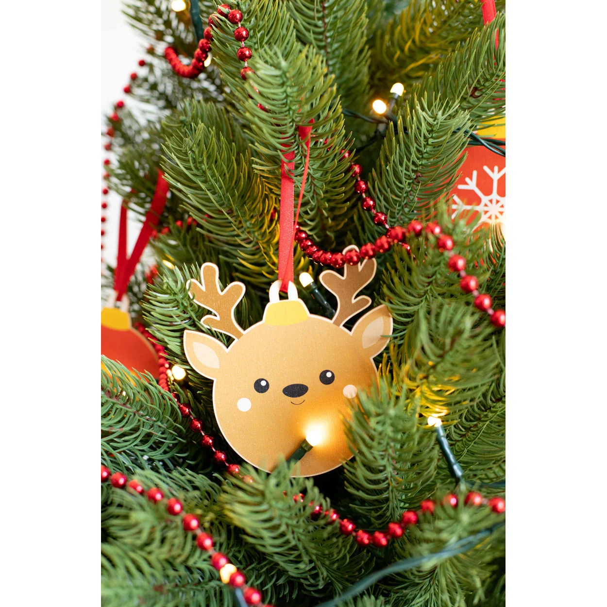 Weihnachtsbaumschmuck Skaland, Snowman, braun – Bild 4