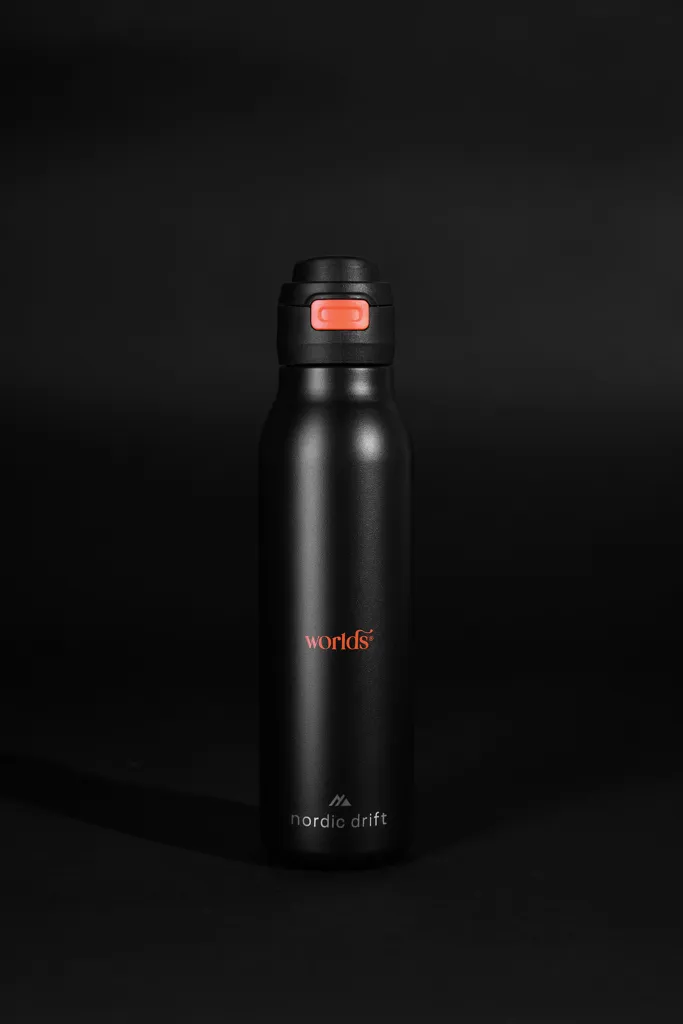 Nordic Drift Trail einwandige RCS Wasserflasche 750ml, schwarz – Bild 9