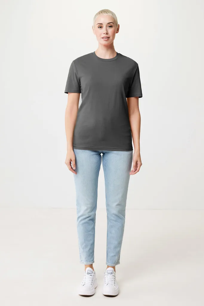 IQONIQ Bryce T-Shirt aus recycelter Baumwolle, anthrazit – Bild 5