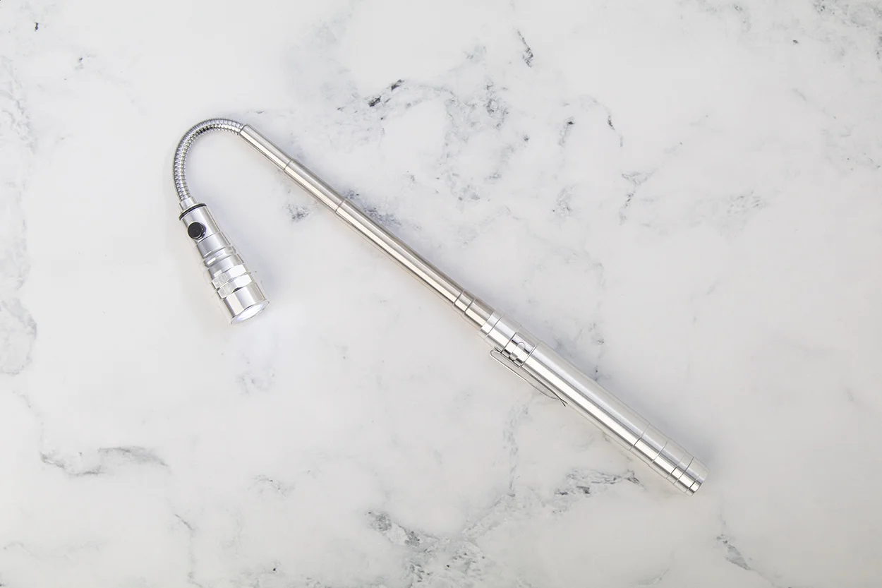 Ausziehbare Taschenlampe Giraffe, silber – Bild 15