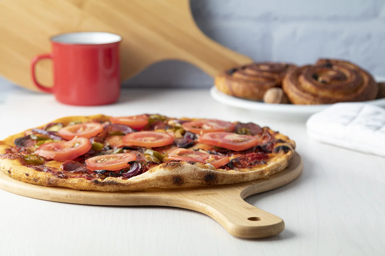 Pizza-Schneidebrett Naples, natur – Bild 3