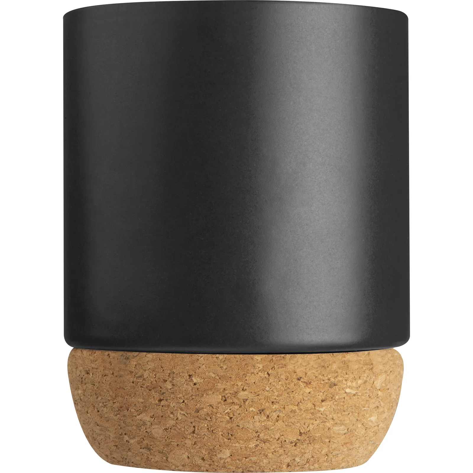 Keramiktasse mit Korkbasis Gistel, schwarz – Bild 3