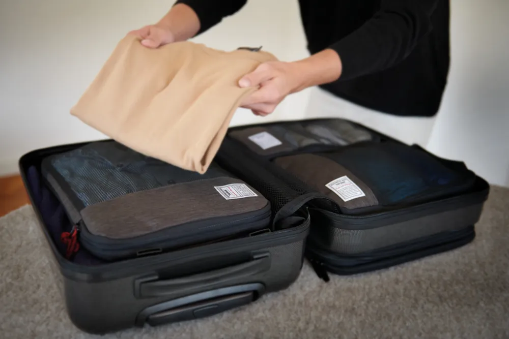 Reise-Kompressionstaschen Set BUSINESS PACKING CUBES, anthrazit/schwarz – Bild 7