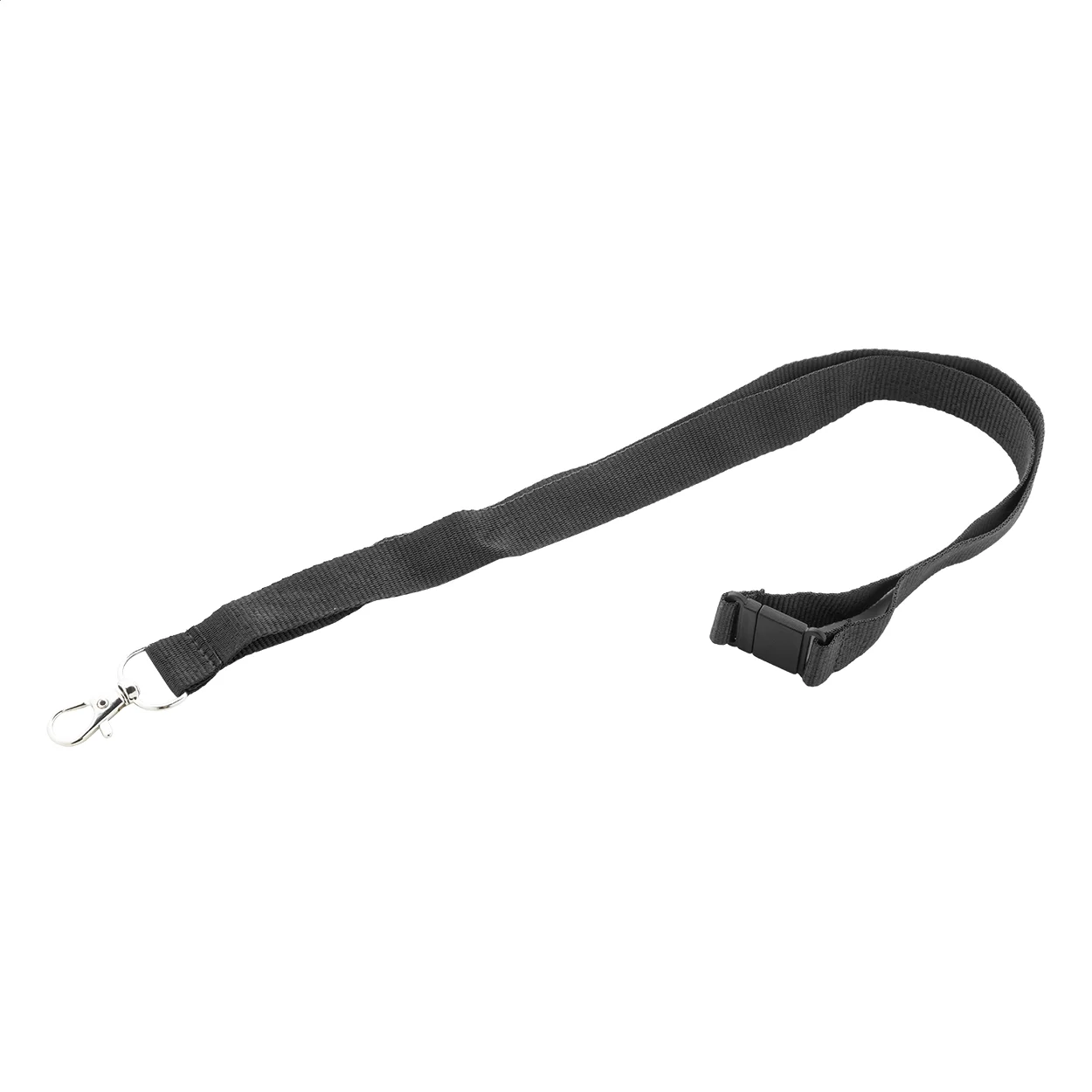 Lanyard Revent aus RPET, schwarz – Bild 2