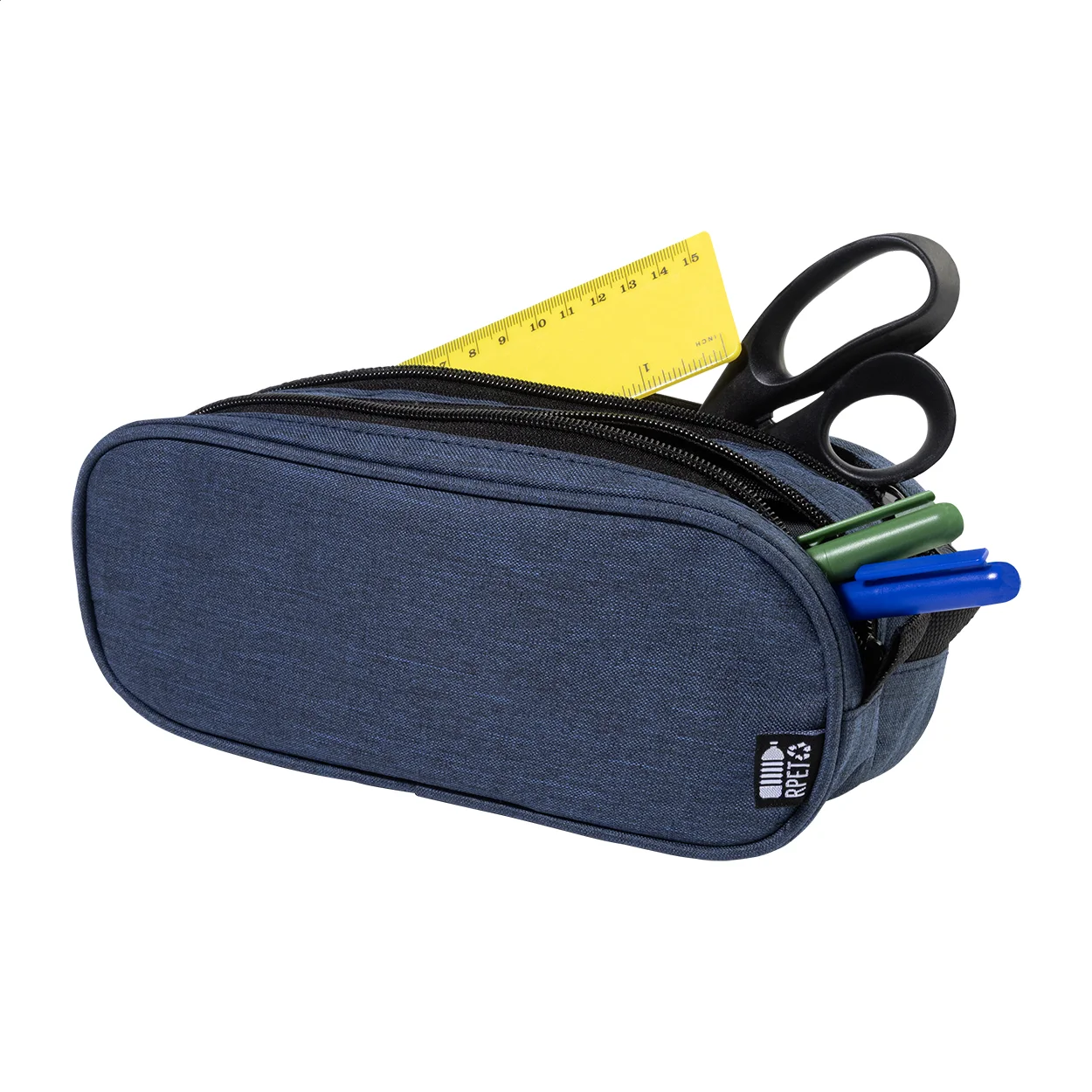 RPET Stiftetasche Dubsten, blau – Bild 3