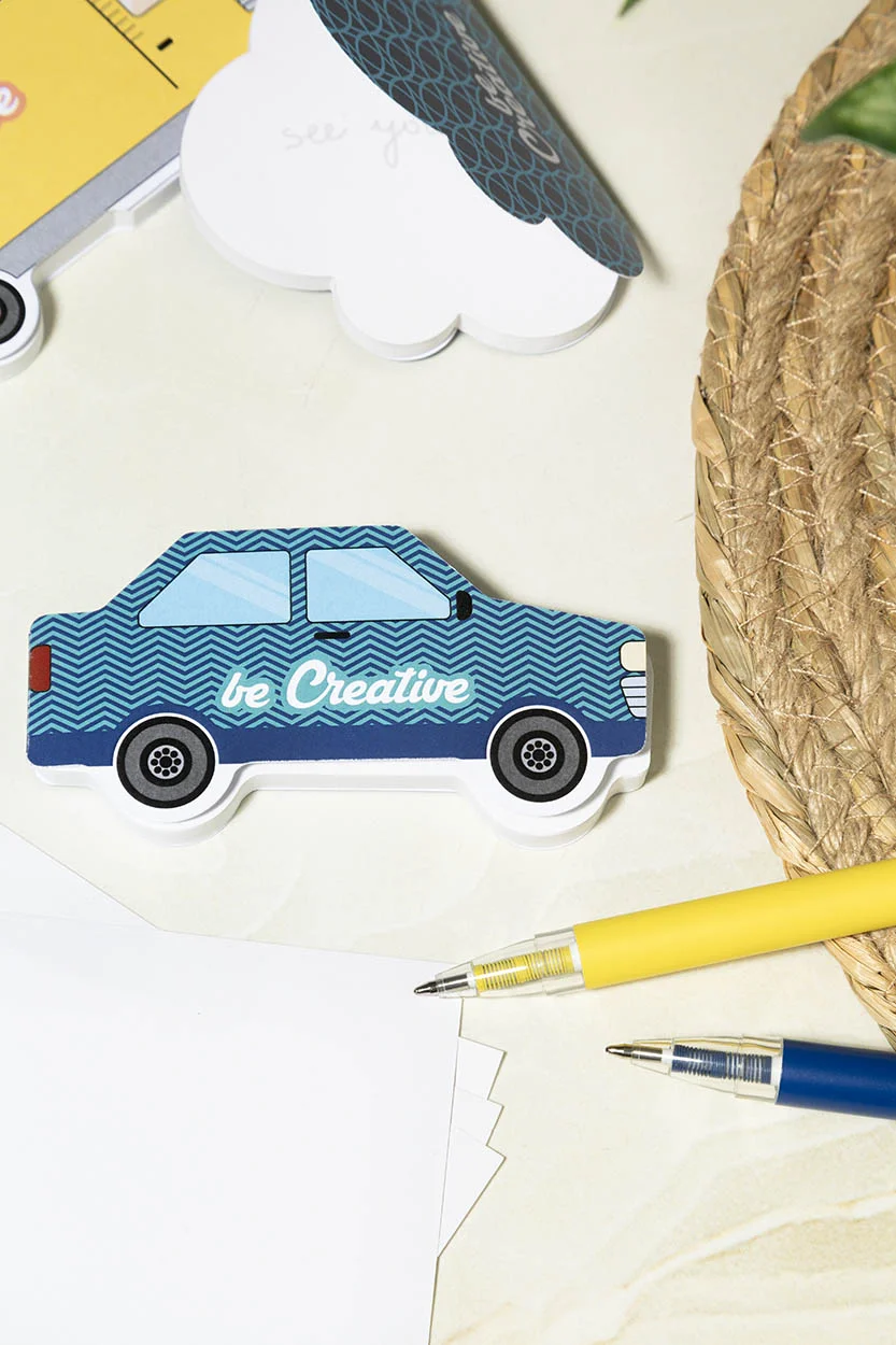Individueller Haftnotizblock CreaStick Car, weiß – Bild 5