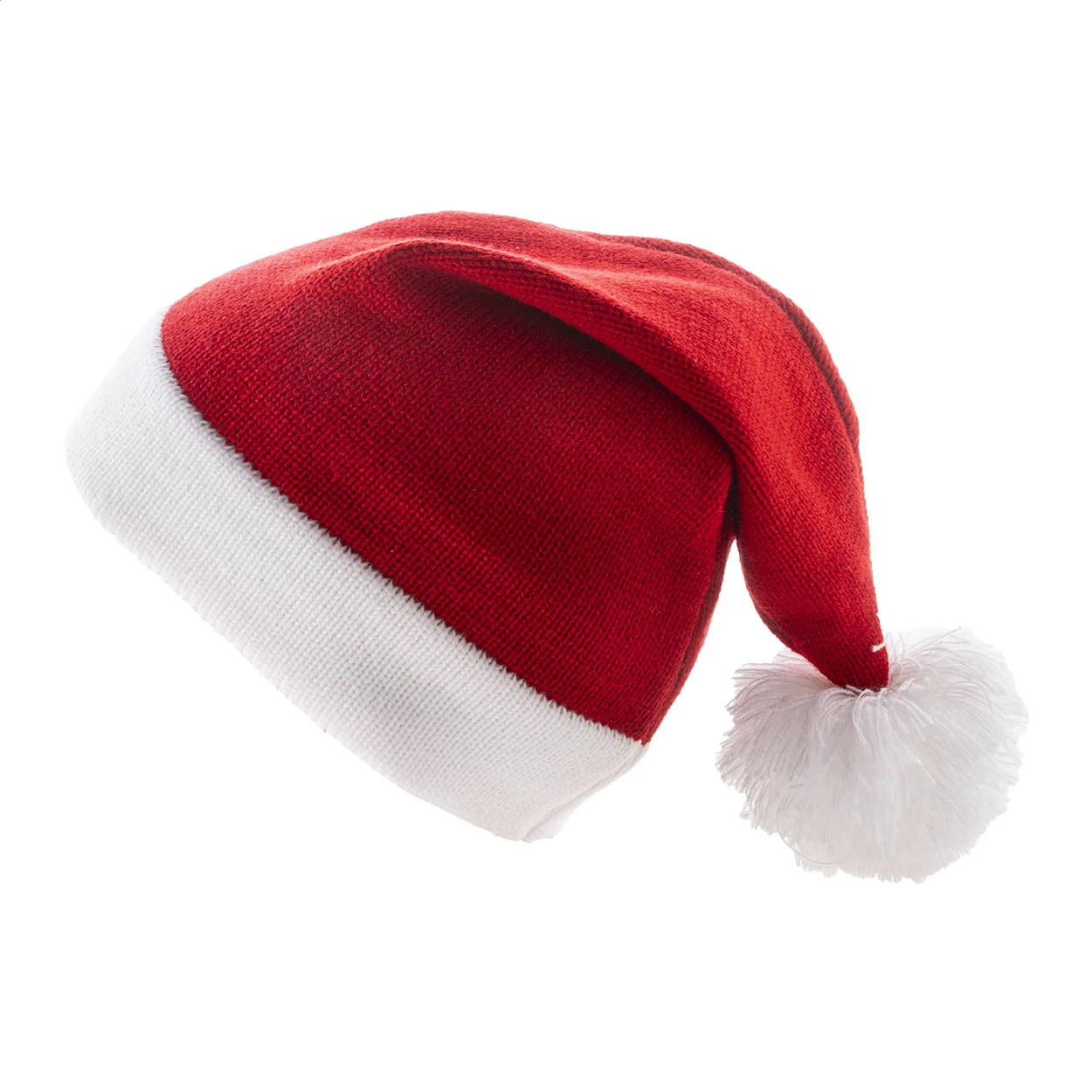 gestrickte Weihnachtsmütze Babbo, rot – Bild 6