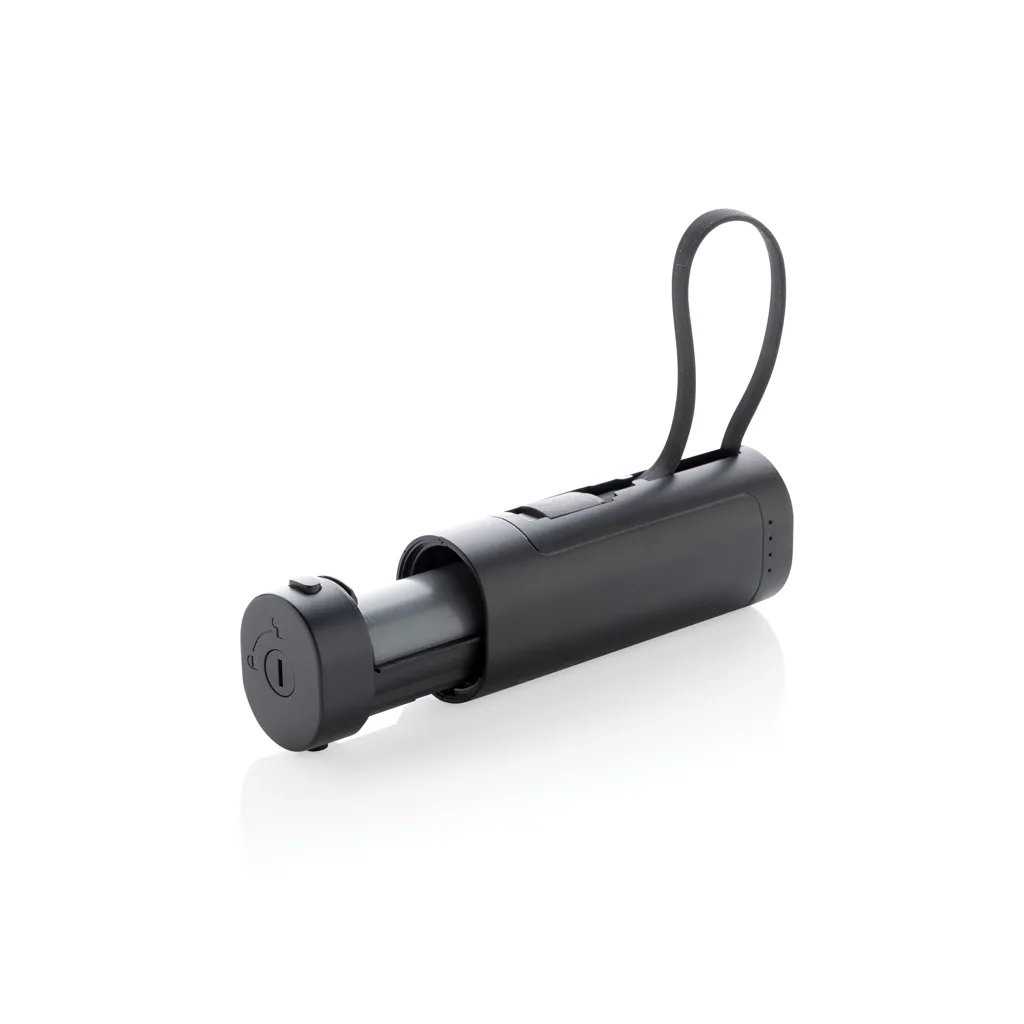 CycleCell 5000mah Powerbank mit herausnehmbarer Batterie, schwarz – Bild 2