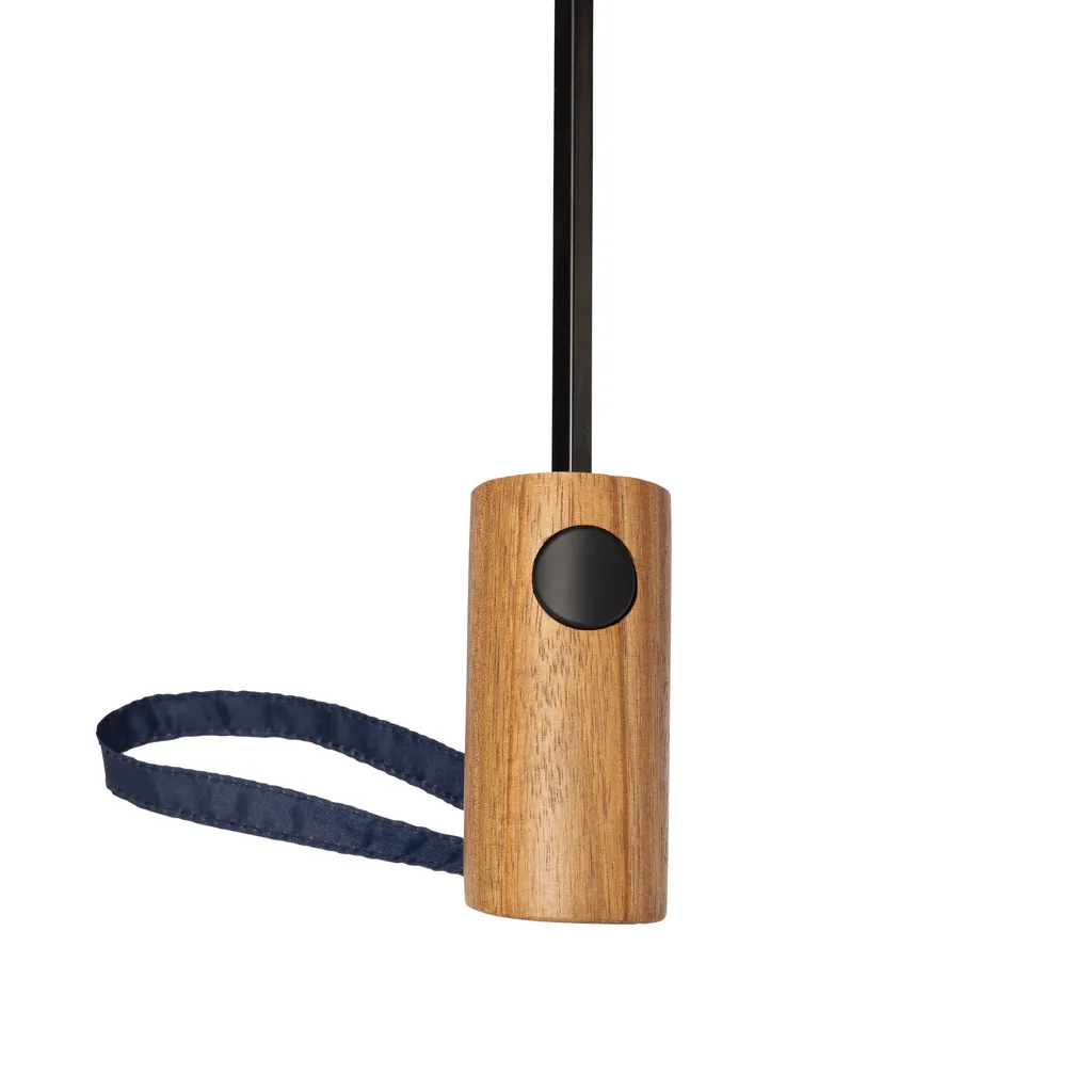 Kaycey 21“ Auto-Open Mini-Regenschirm aus AWARE™ rPET, navy blau – Bild 4