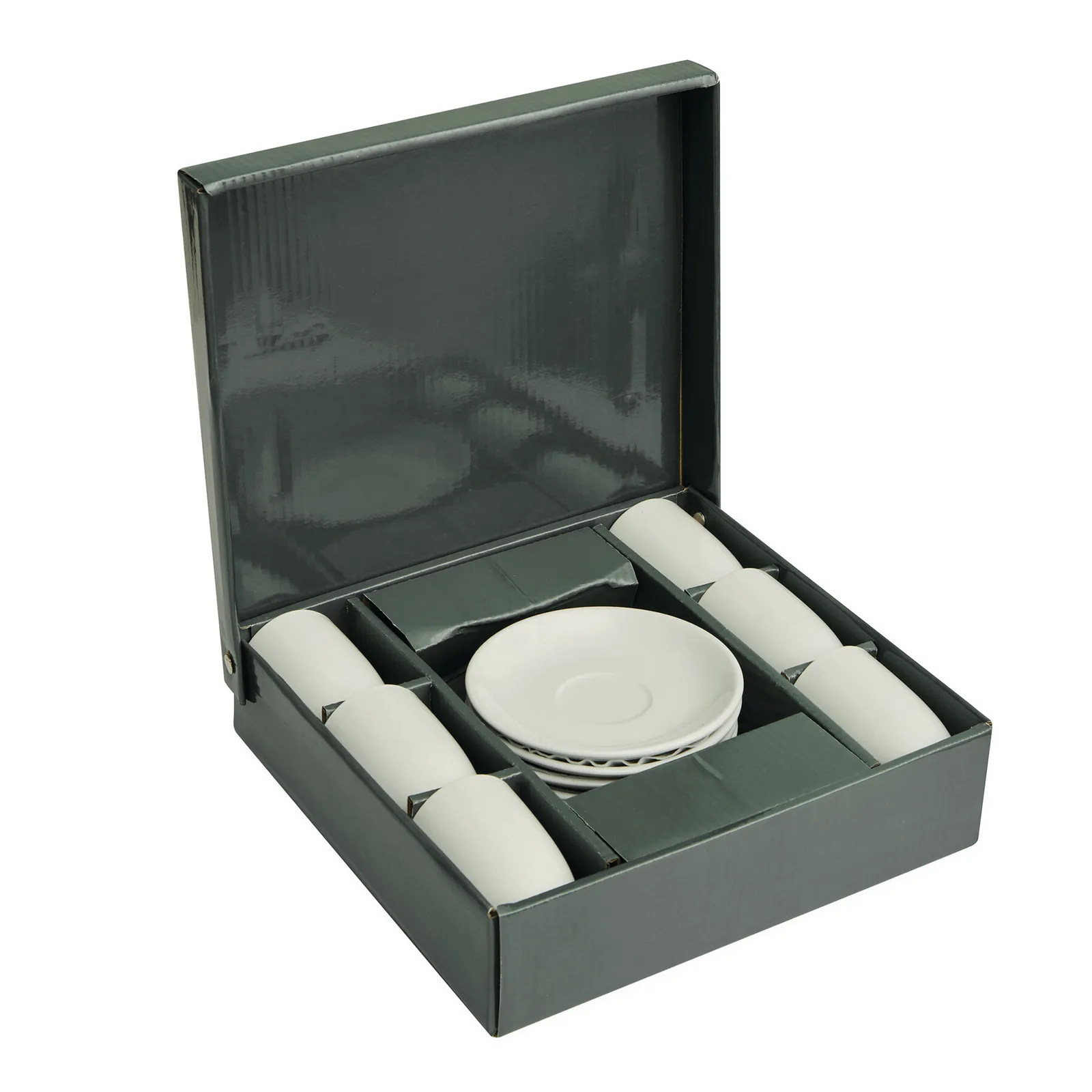BUONGUSTO - Espresso-Tassen-Set weiß, weiß – Bild 2