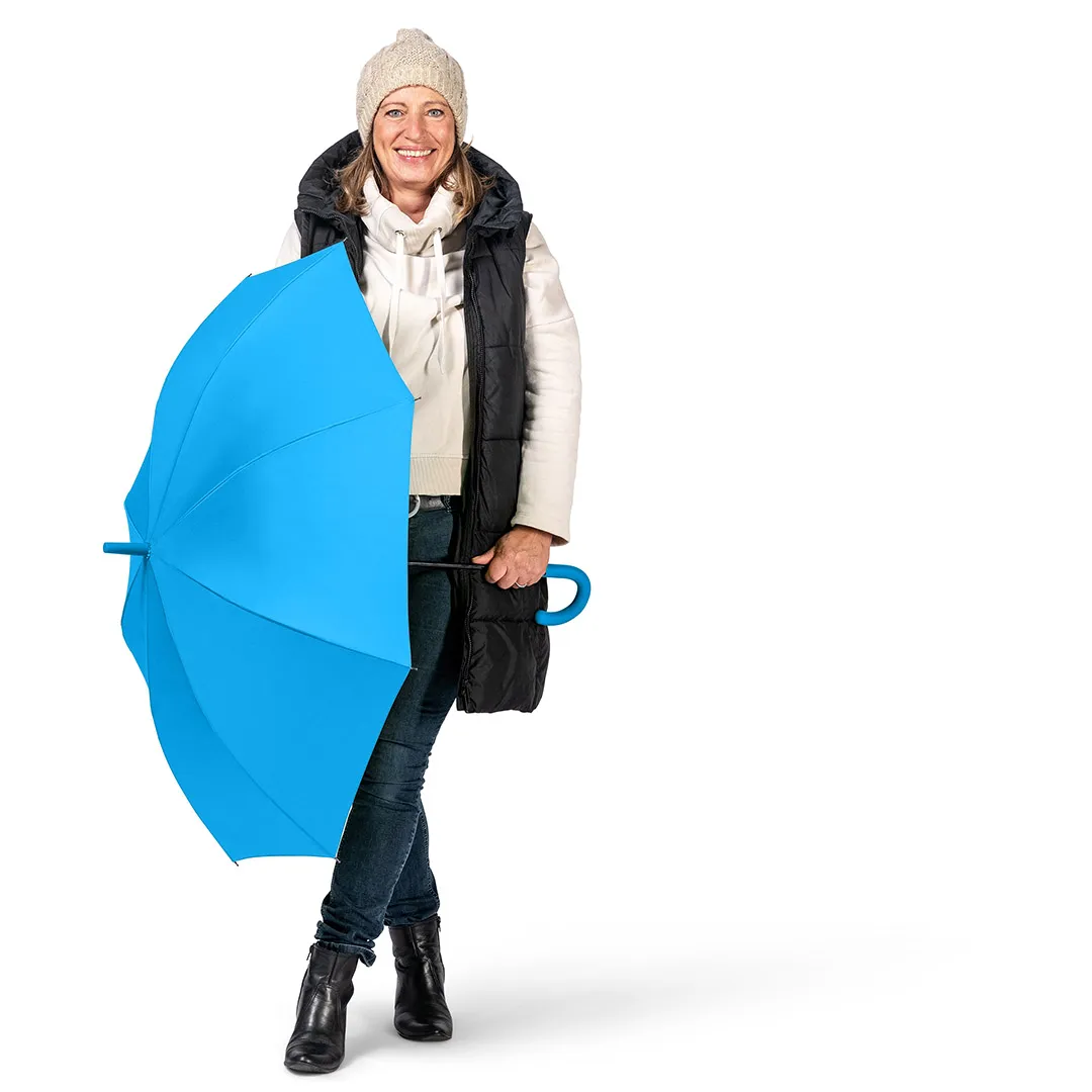 Stockschirm FARE® Fashion AC, cyan – Bild 4