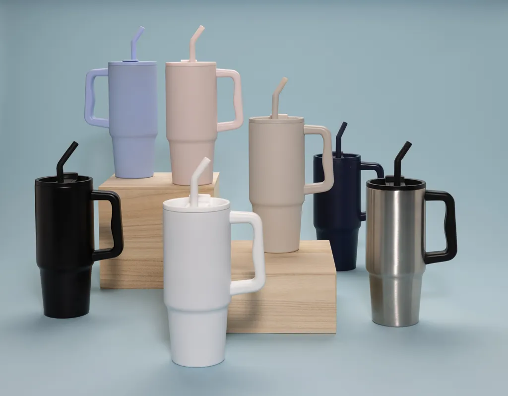Embrace Deluxe Becher aus RCS recyceltem Edelstahl 900ml, weiß – Bild 7
