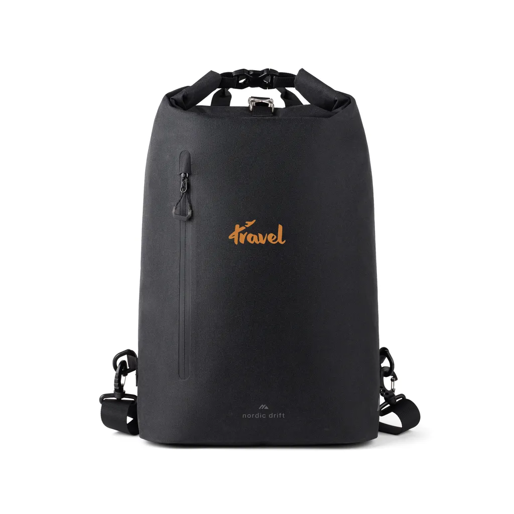 Nordic Drift Trail RCS wasserdichte Fahrradtasche 25L, schwarz – Bild 6