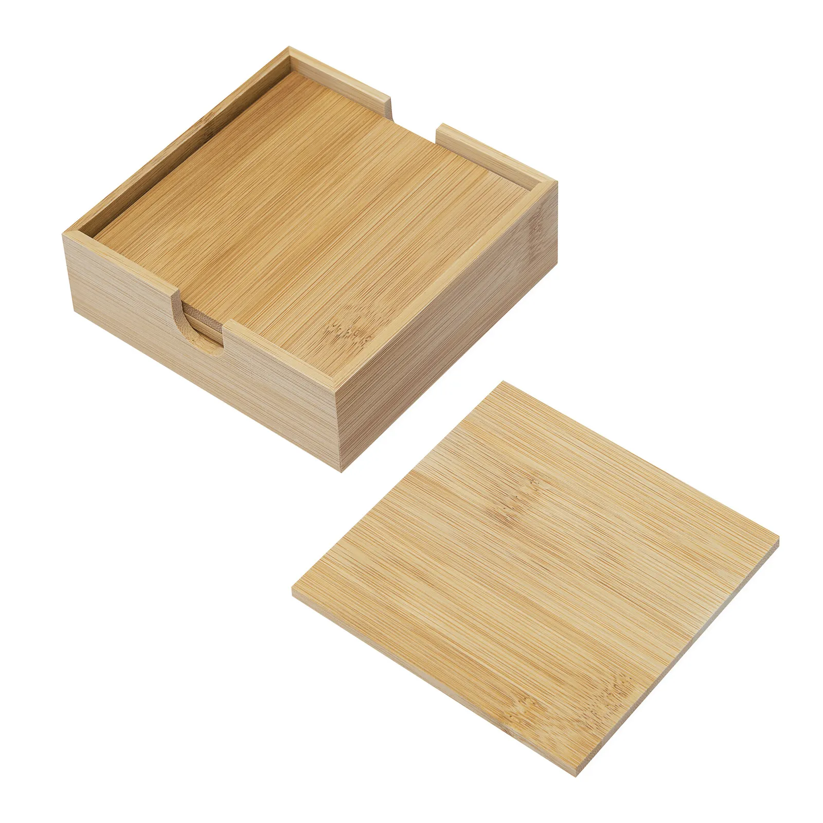 PUT UNDER - Untersetzer-Set, 5-teilig braun, braun – Bild 2