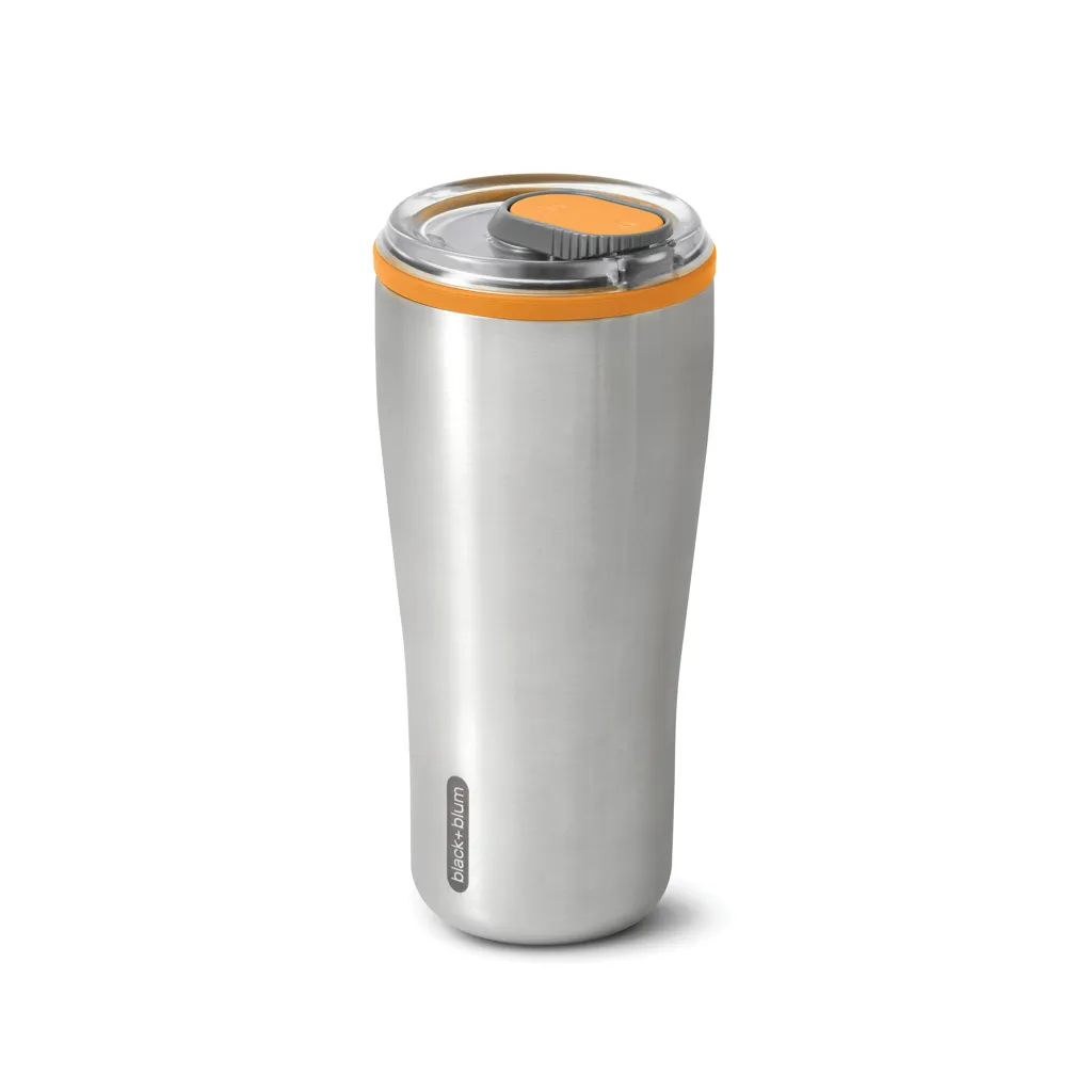 Black+Blum isolierter Reisebecher 600ml, orange – Bild 2
