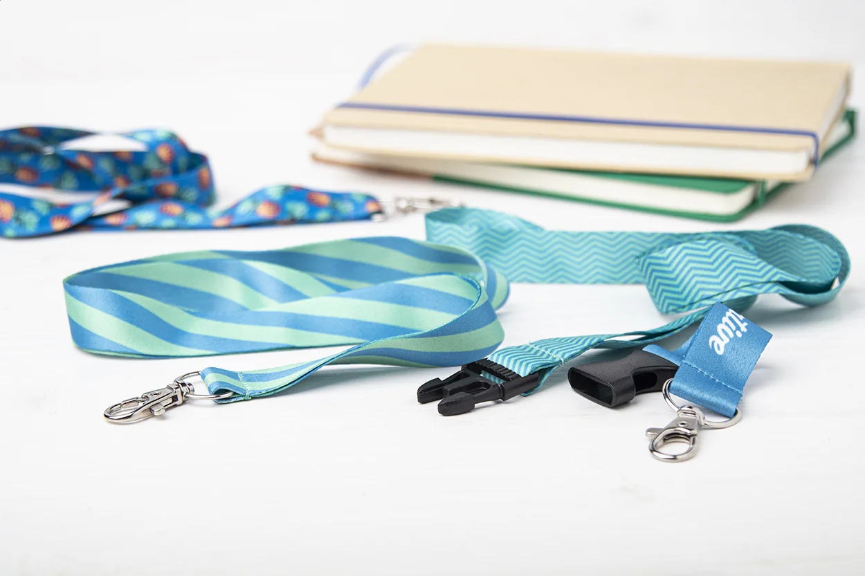 Lanyard Subyard B mit Sublimationsdruck, weiß – Bild 3