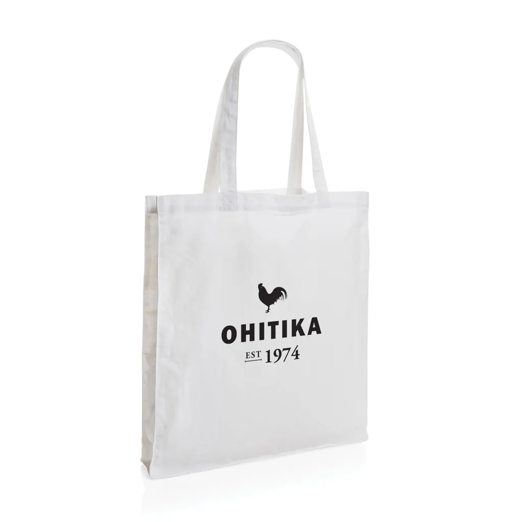 Impact AWARE™ recycelte Baumwolltasche 145gr mit Boden, weiß – Bild 3